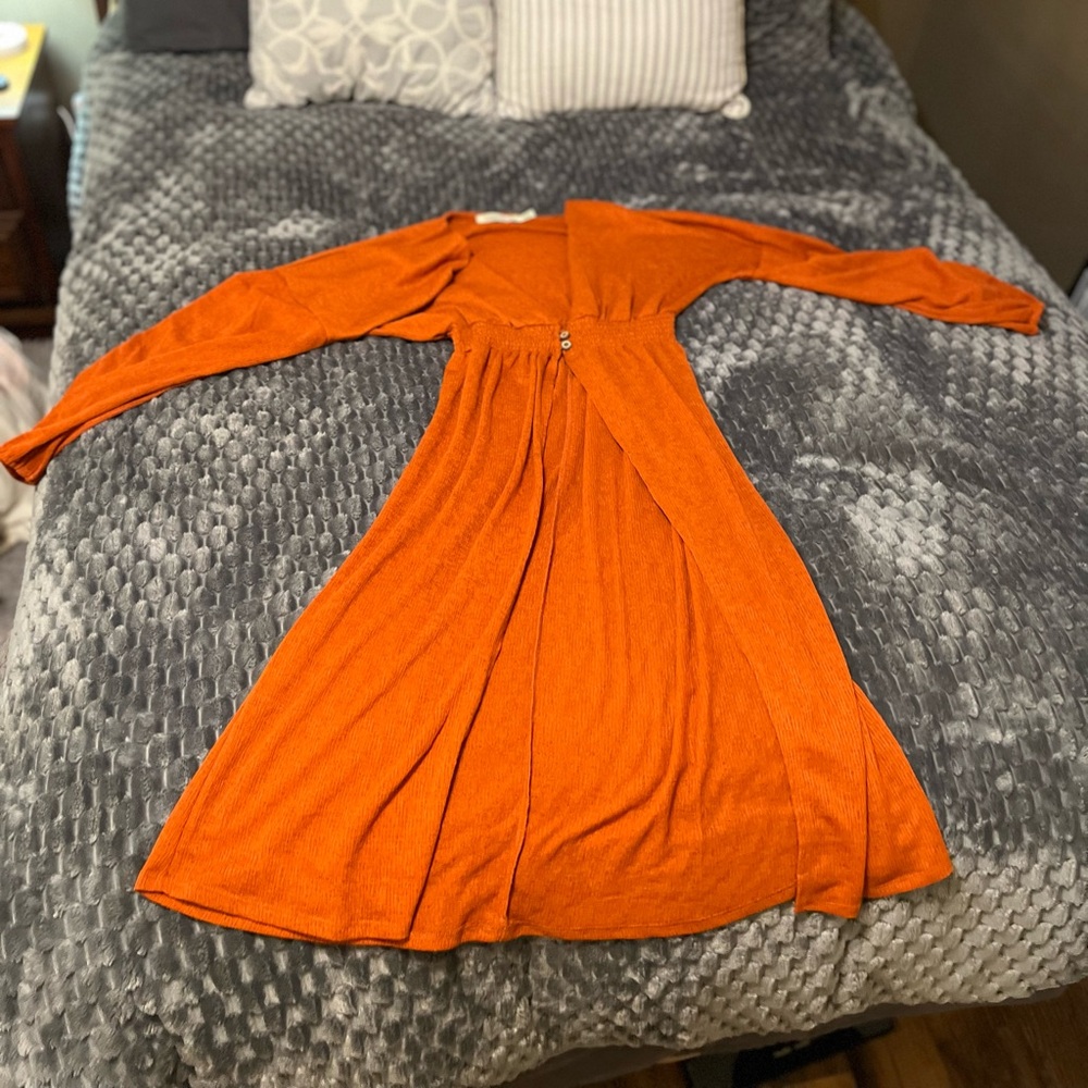 Liberty Love Bold Orange Knit Top